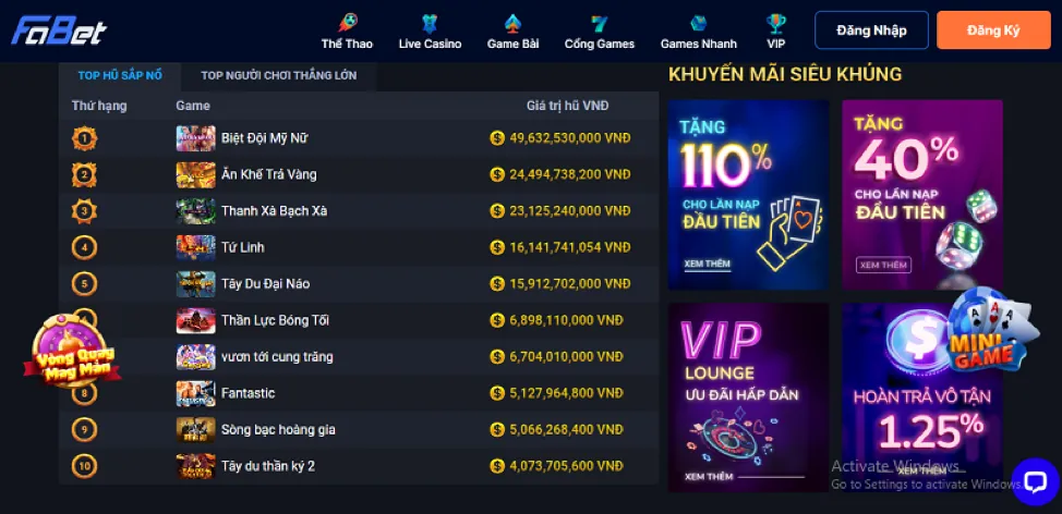 Sự kiện thể thao lớn tại Ngonclub